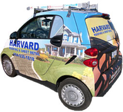 harvard roofing car